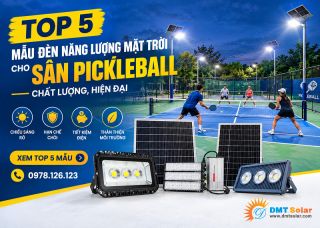 Top 4+ Mẫu Đèn Năng Lượng Mặt Trời Cho Sân Pickleball Chất Lượng, Hiện Đại 